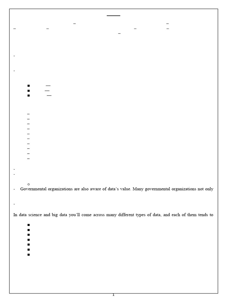 Data Science Process and Big Data Insights | PDF | Statistics | Data ...
