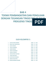 Teknik Pembangkitan Dan Pengujian Dengan Tegangan Tinggi Bolak-Balik