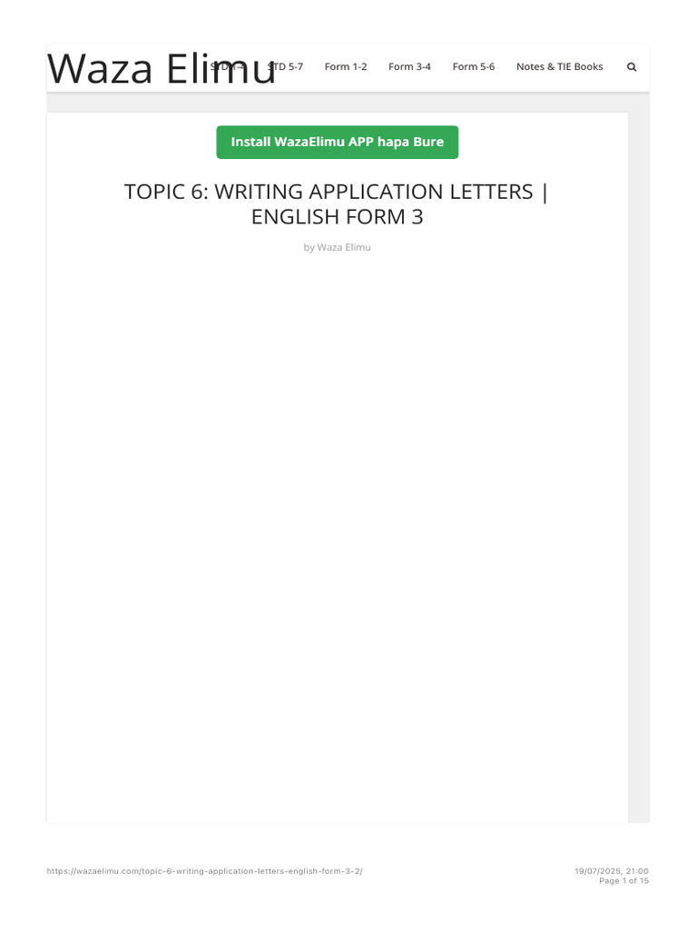 Writing Formal Letters Guide for Students | PDF | Paragraph