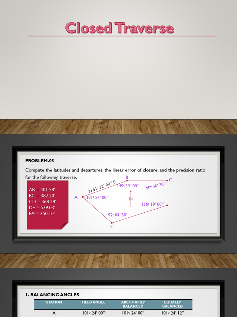 Traverse Computation and Adjustments | PDF | Cartesian Coordinate ...