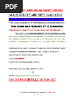 KCSE Computer Studies DTP Past Papers | PDF
