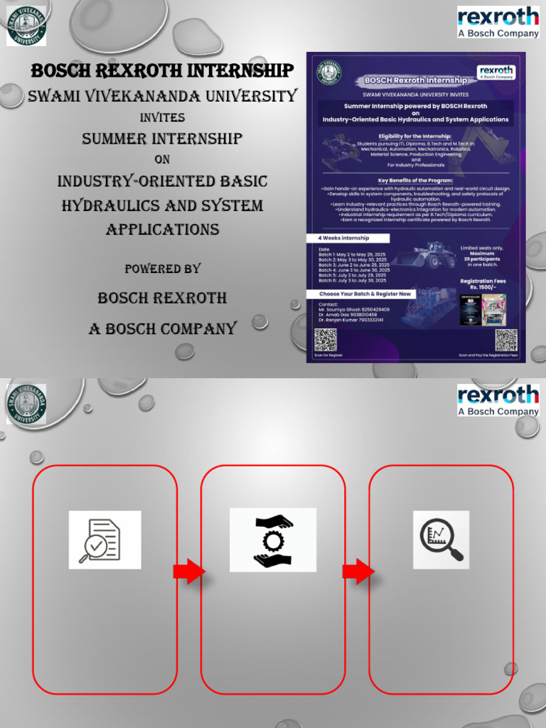 Bosch Rexroth Summer Internship Program | PDF | Troubleshooting ...