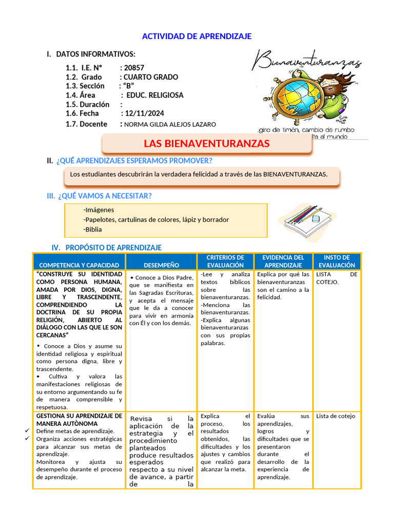Bienaventuranzas: Camino a la Felicidad | PDF | Bienaventuranzas ...