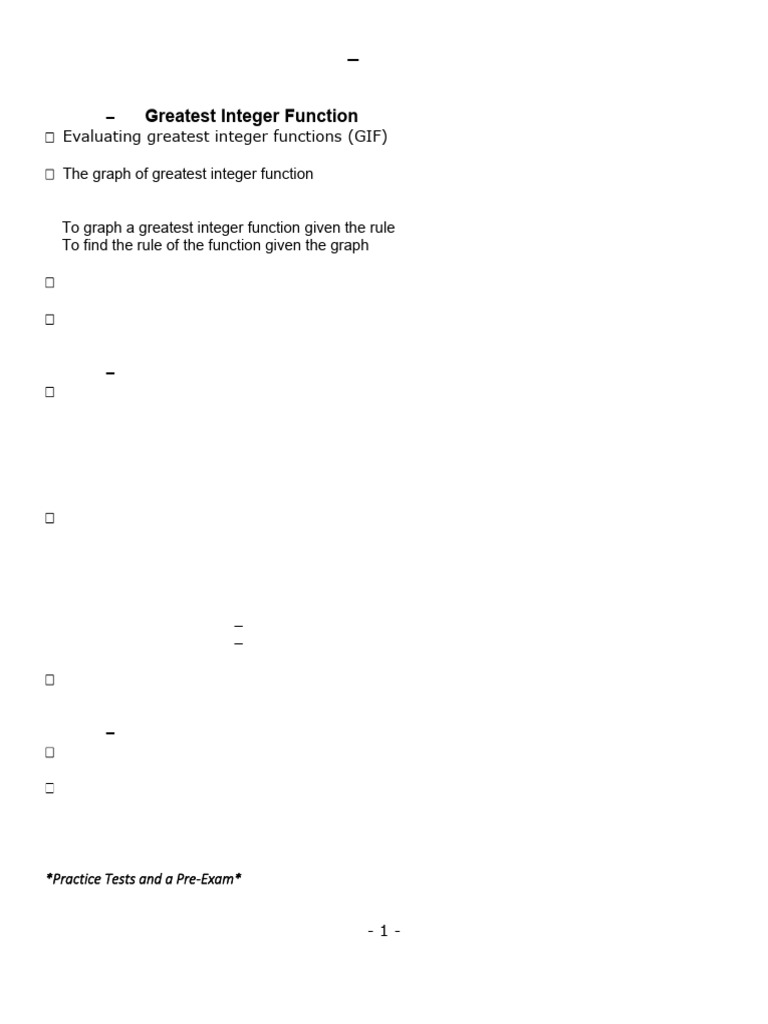 MTH 4271 Course: Functions & Equations | PDF