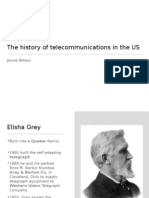 The History of Telecommunications in The US: Jamie Wilson