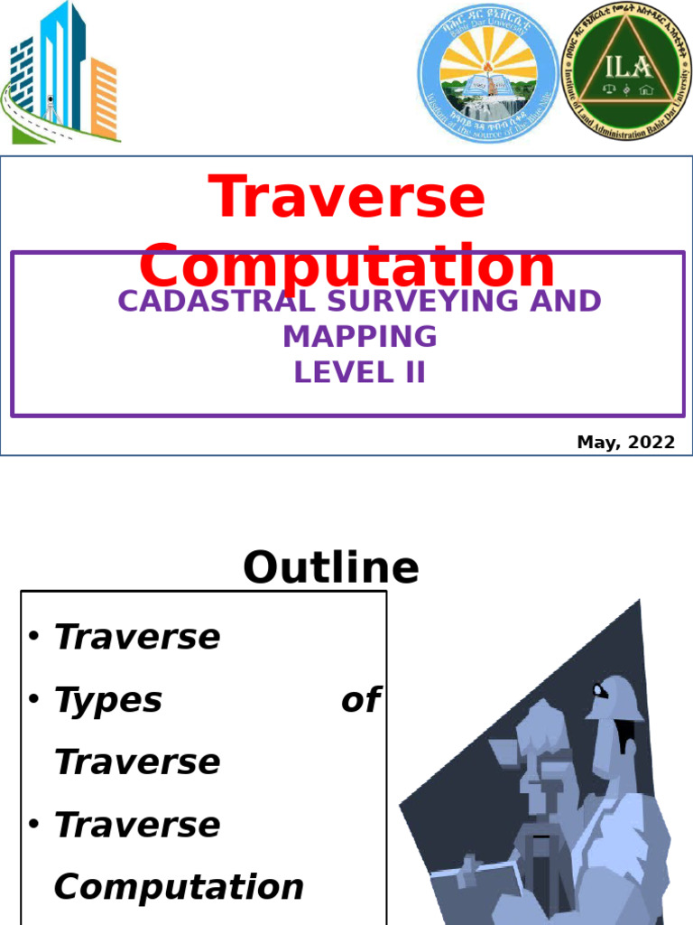 Cadastral Surveying: Traverse Computation | PDF | Surveying