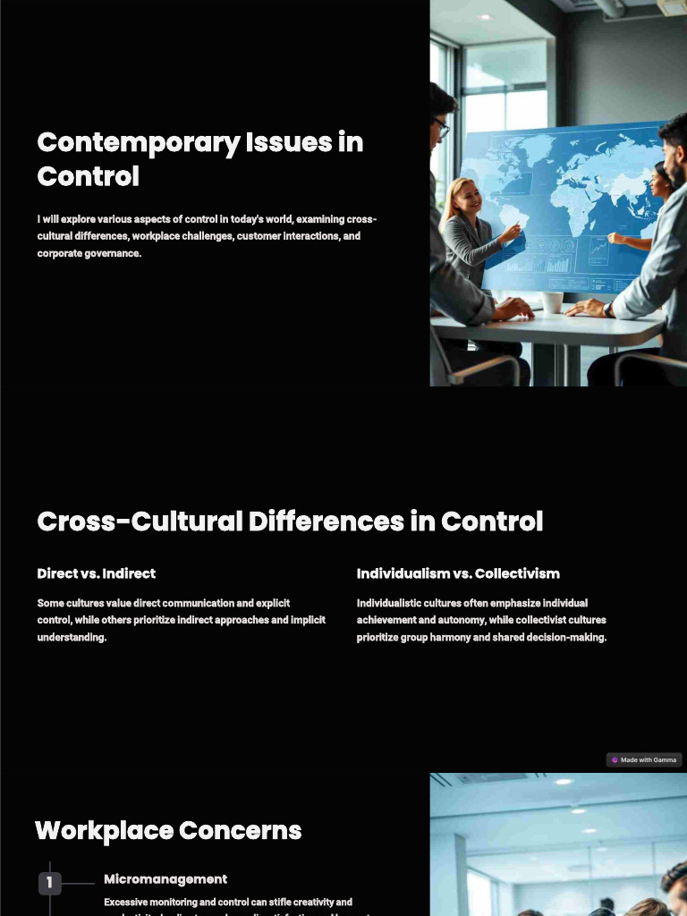 Contemporary Control Issues Explored | PDF