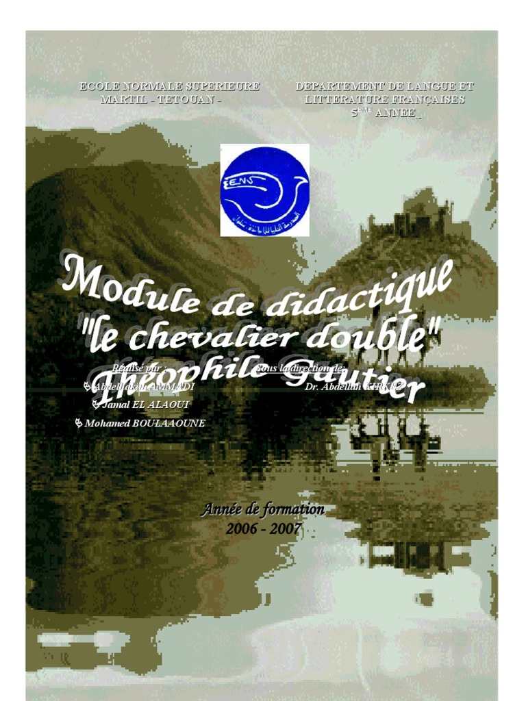 chevalier double  poesie metaphore