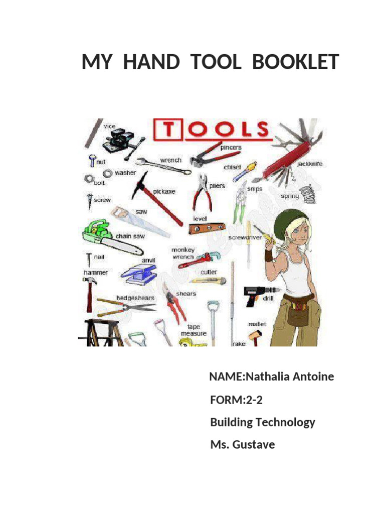 My Hand Tool Booklet | PDF