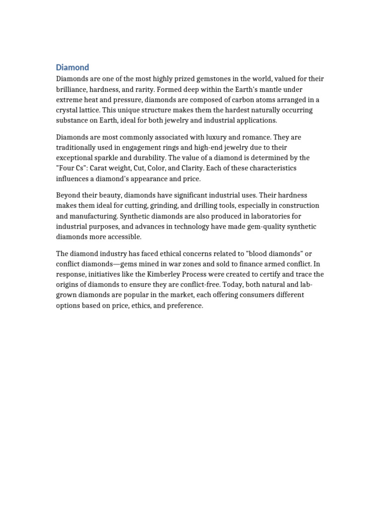 Diamond | PDF