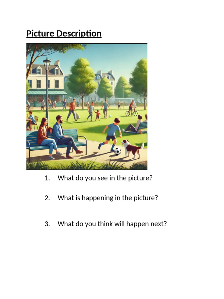 Picture Description | PDF