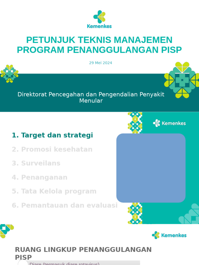 Manajemen Program Penanggulangan PISP | PDF