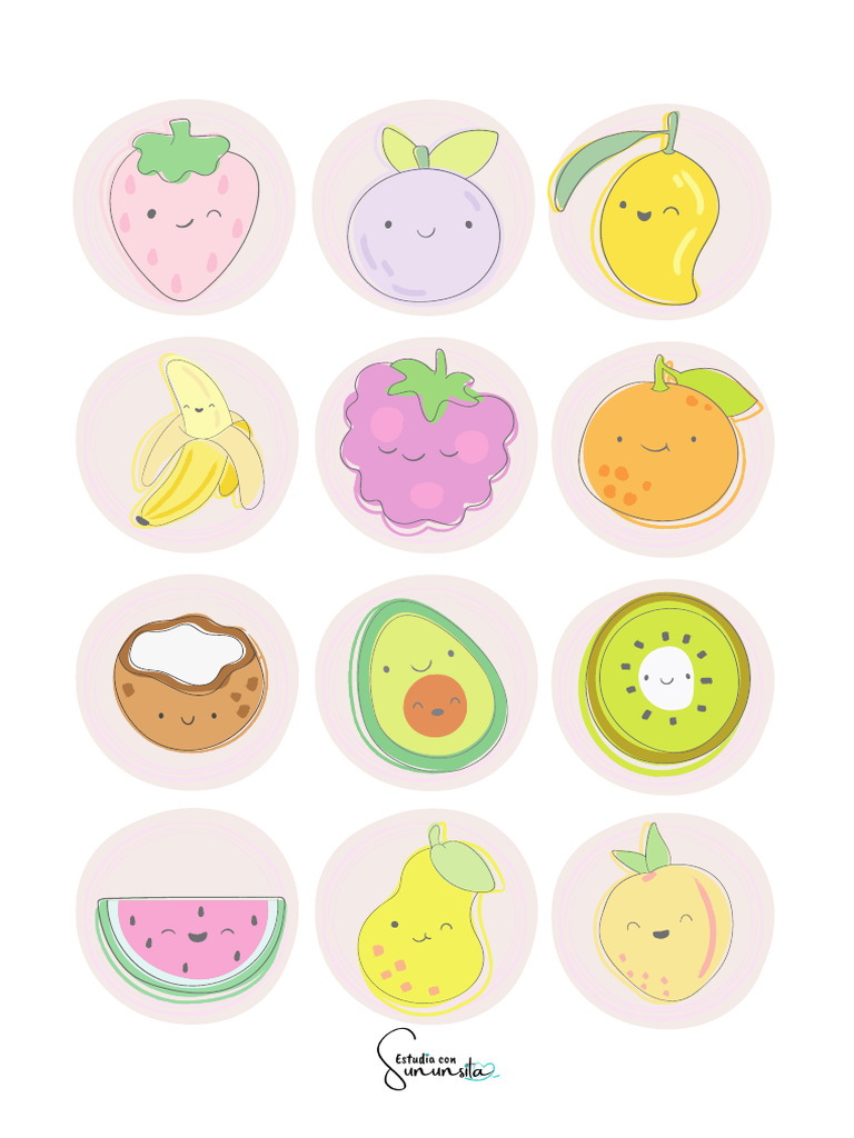 Stickers Frutas | PDF