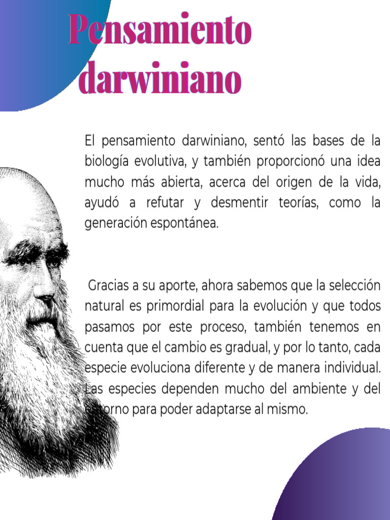 Pensamiento Darwiniano y Evolución | PDF