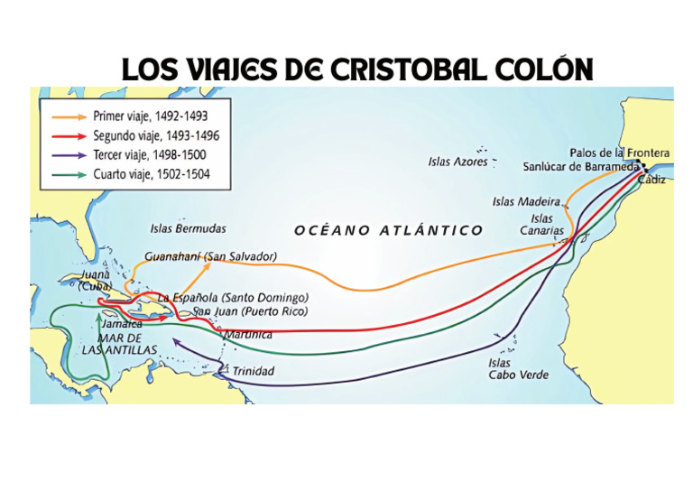 Los Viajes de Cristobal Colon | PDF