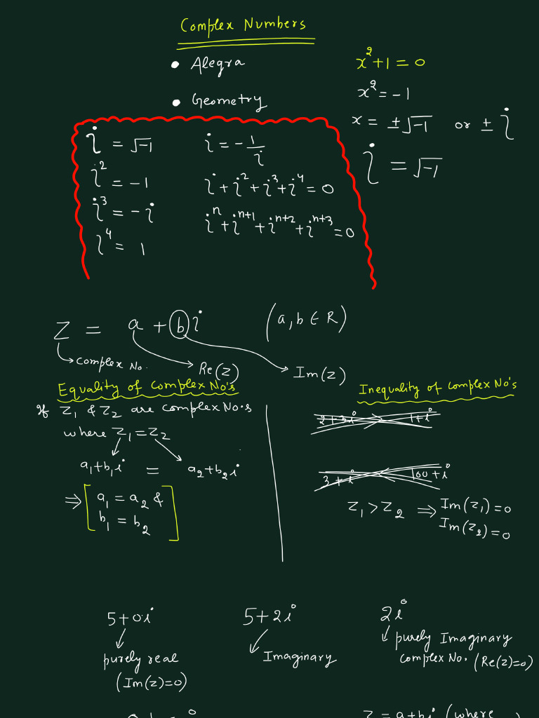 Complex Numbers 01 | PDF