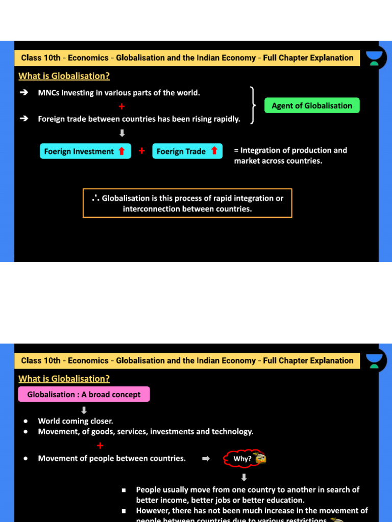 Globalisation and The Indian Economy | PDF