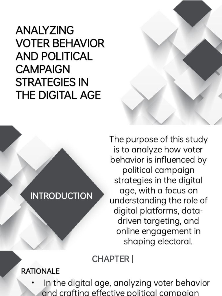 Digital Campaign Strategies and Voter Behavior | PDF | Political ...
