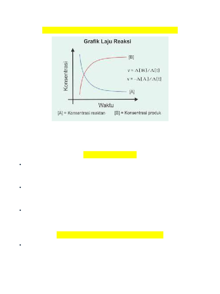 Definisi dan Faktor Laju Reaksi | PDF