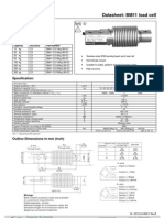 BM11 Load Cell Datasheet: Capacities 10-500kg, Accuracy C3, Stainless Steel, IP68