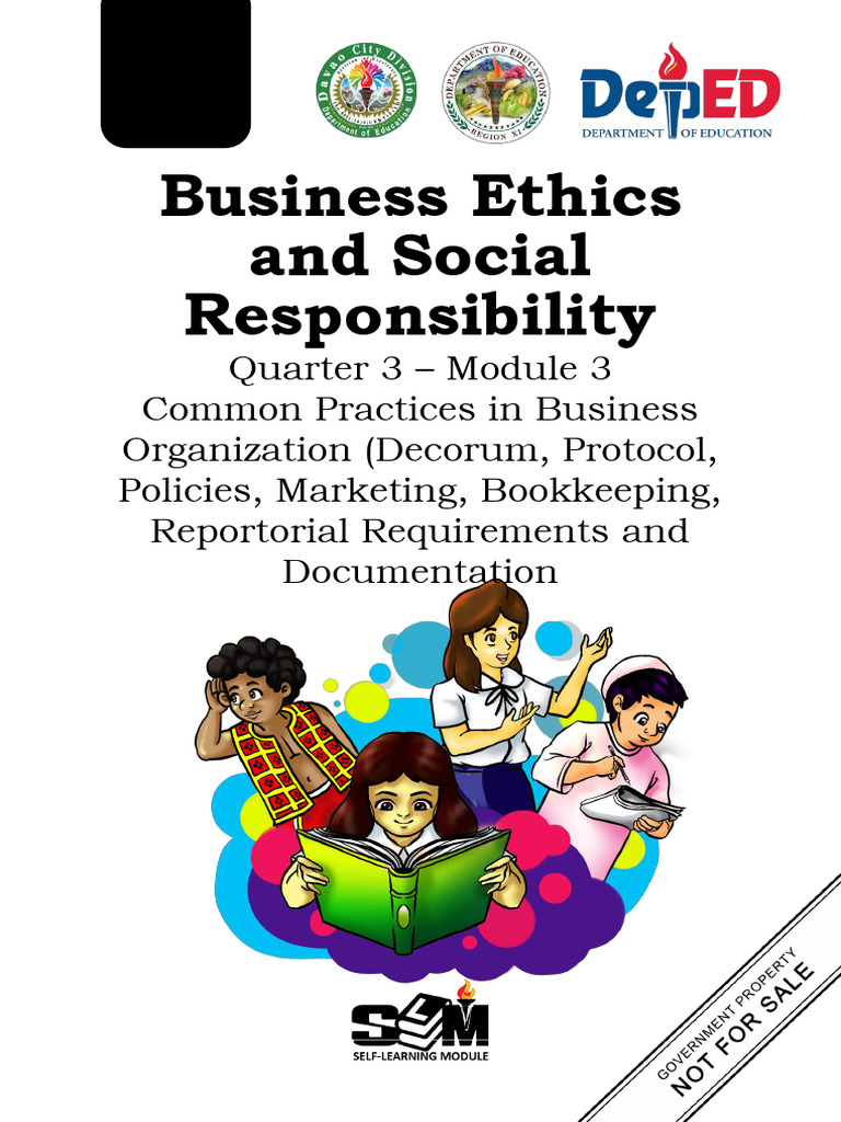 Business Ethics and Practices Module | PDF | Employment | Morality