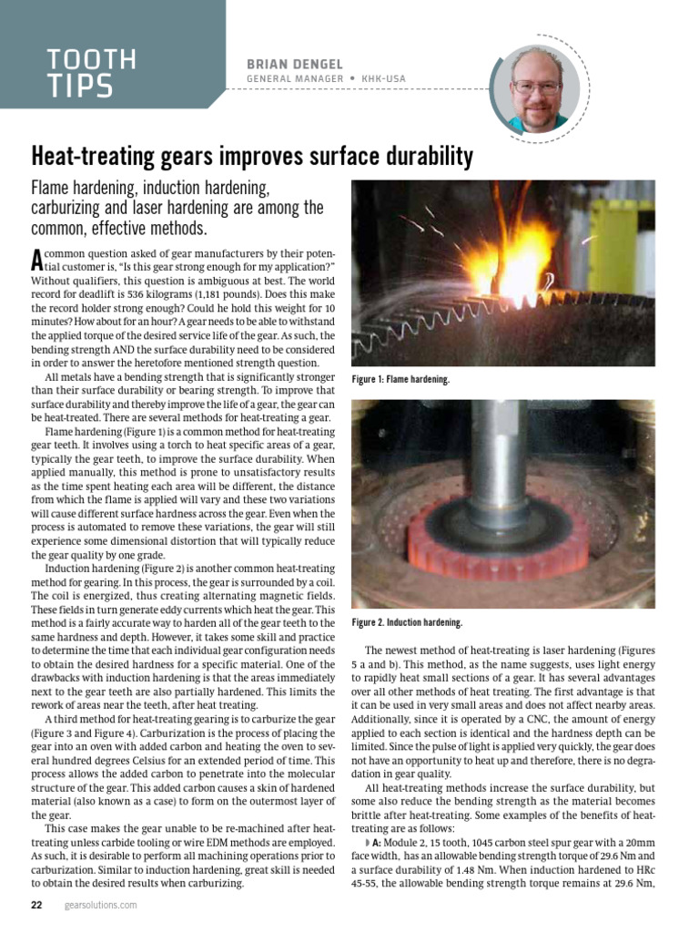 Gear Heat Treatment Methods Explained | PDF | Heat Treating | Gear