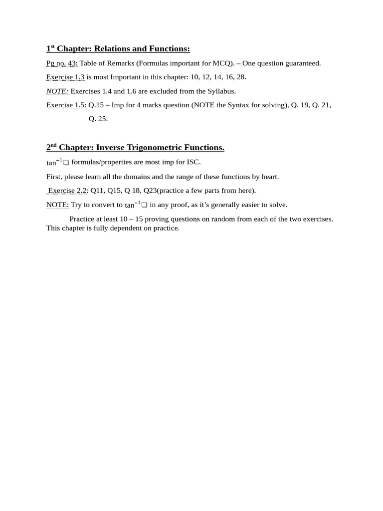 1st Chapter | PDF
