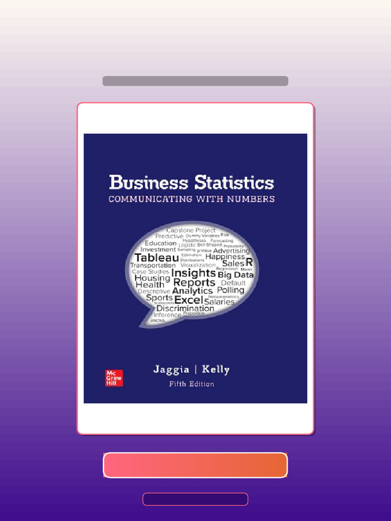 Business Statistics Communicating With Numbers 5th Edition