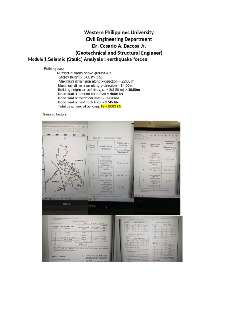 Seismic Analysis for Building Design | PDF | Structural Load | Seismology