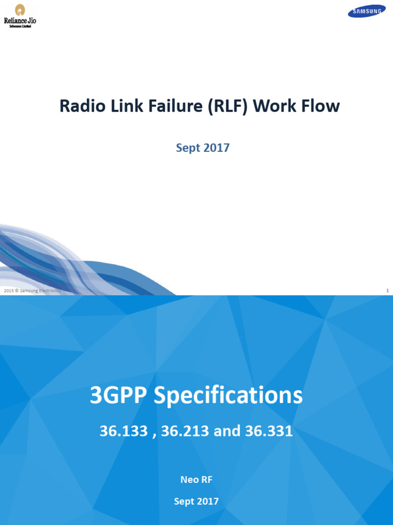 RLF Monitoring and Re-establishment Guide | PDF | Radio | Information ...