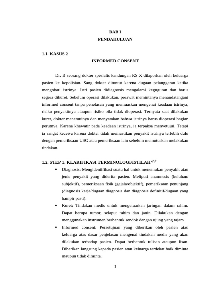 Informed Consent dalam Tindakan Medis | PDF