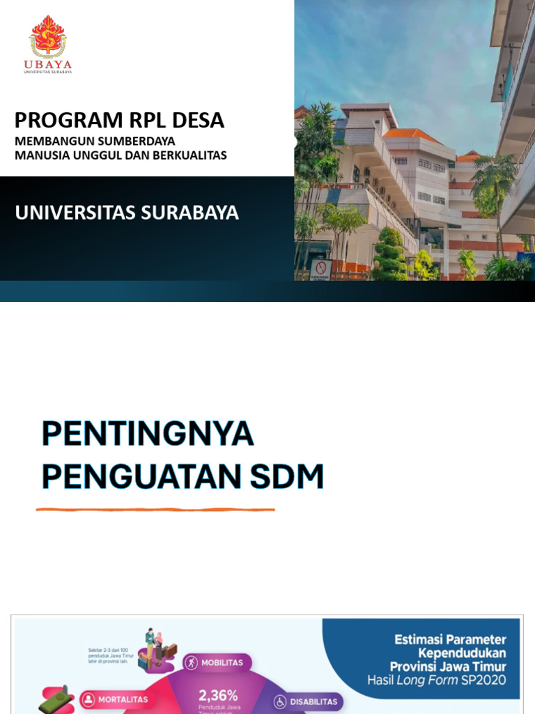 Program RPL Desa untuk Pemberdayaan SDM | PDF