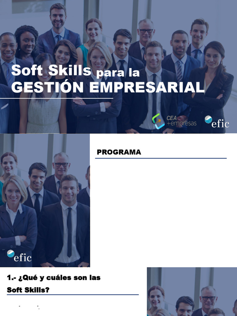 Importancia de las Soft Skills Empresariales | PDF | Creatividad ...
