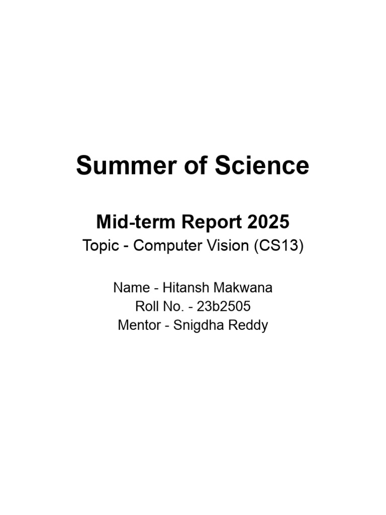 Computer Vision Overview and Trends | PDF | Computer Vision ...