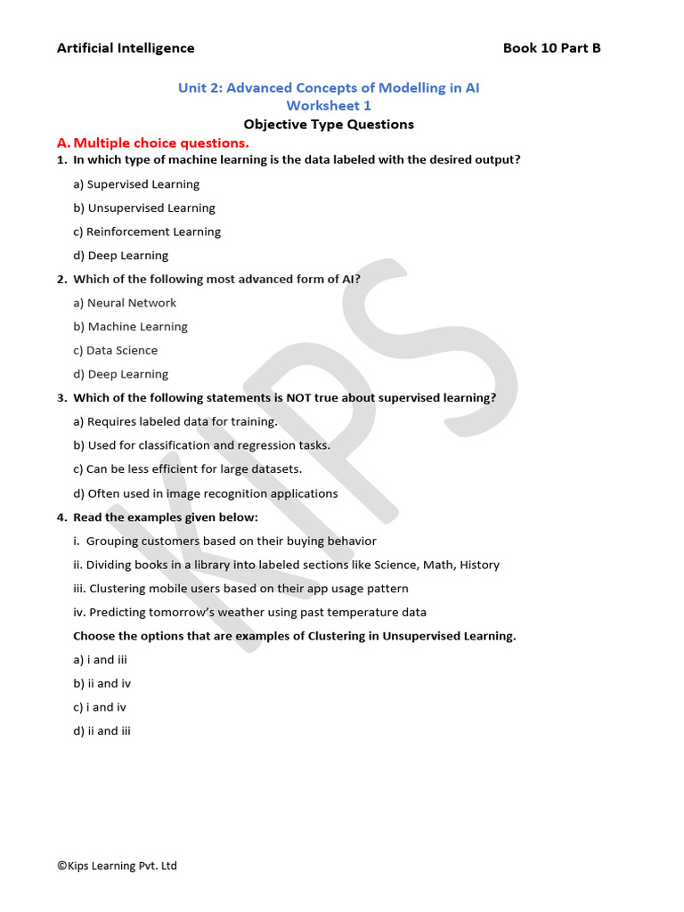 Supervised Learning Concepts in AI | PDF | Machine Learning ...