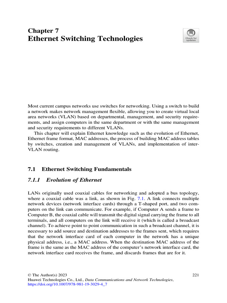 Switching Fundamental | PDF | Computer Network | Network Switch