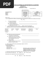 1333454611576-Application For Allotment of Quarters | PDF