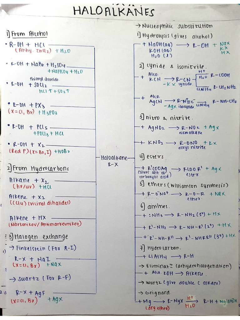 Haloalkanes | PDF