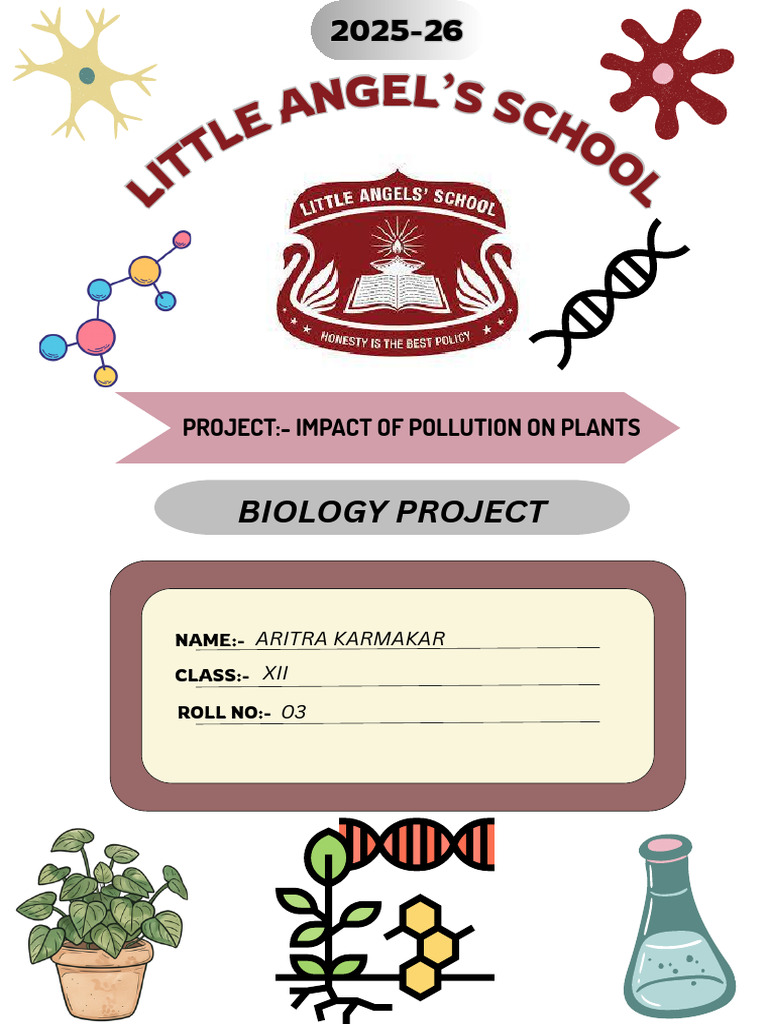 Green and White Doodle Science Project Proposal Cover A4 Document | PDF