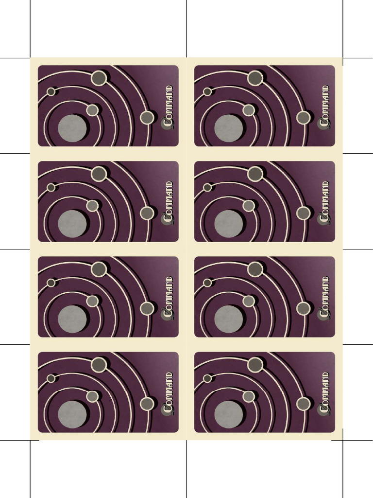 Command Cards Back | PDF