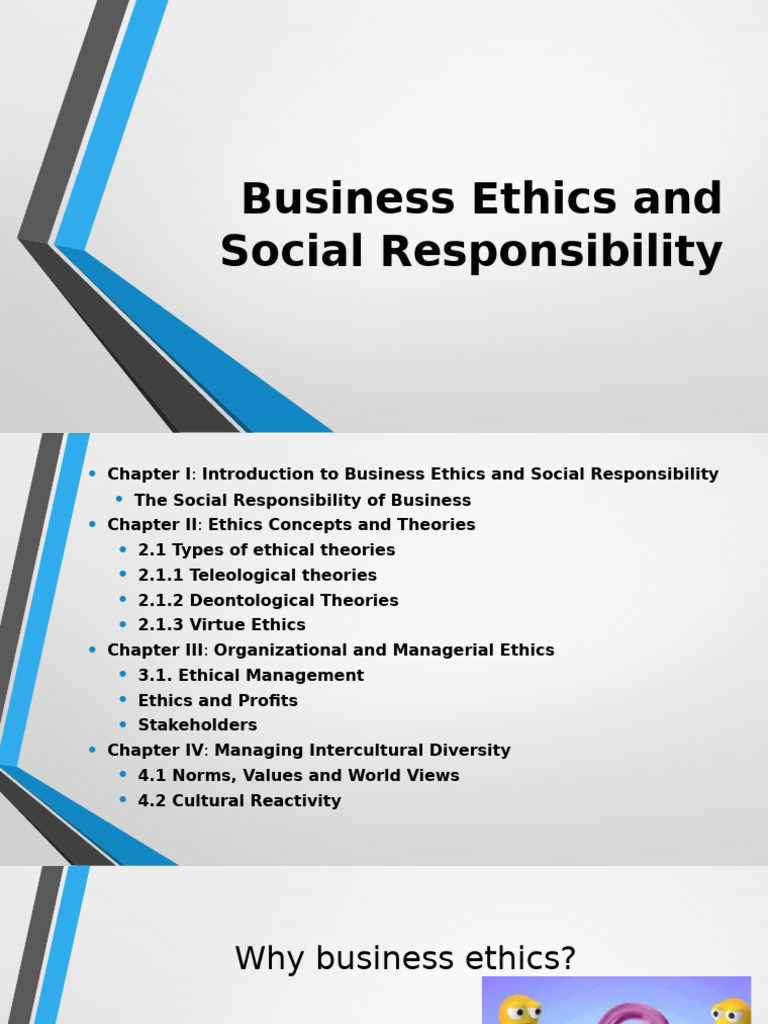 Business Ethics and Social Responsibility Guide | PDF | Business Ethics ...