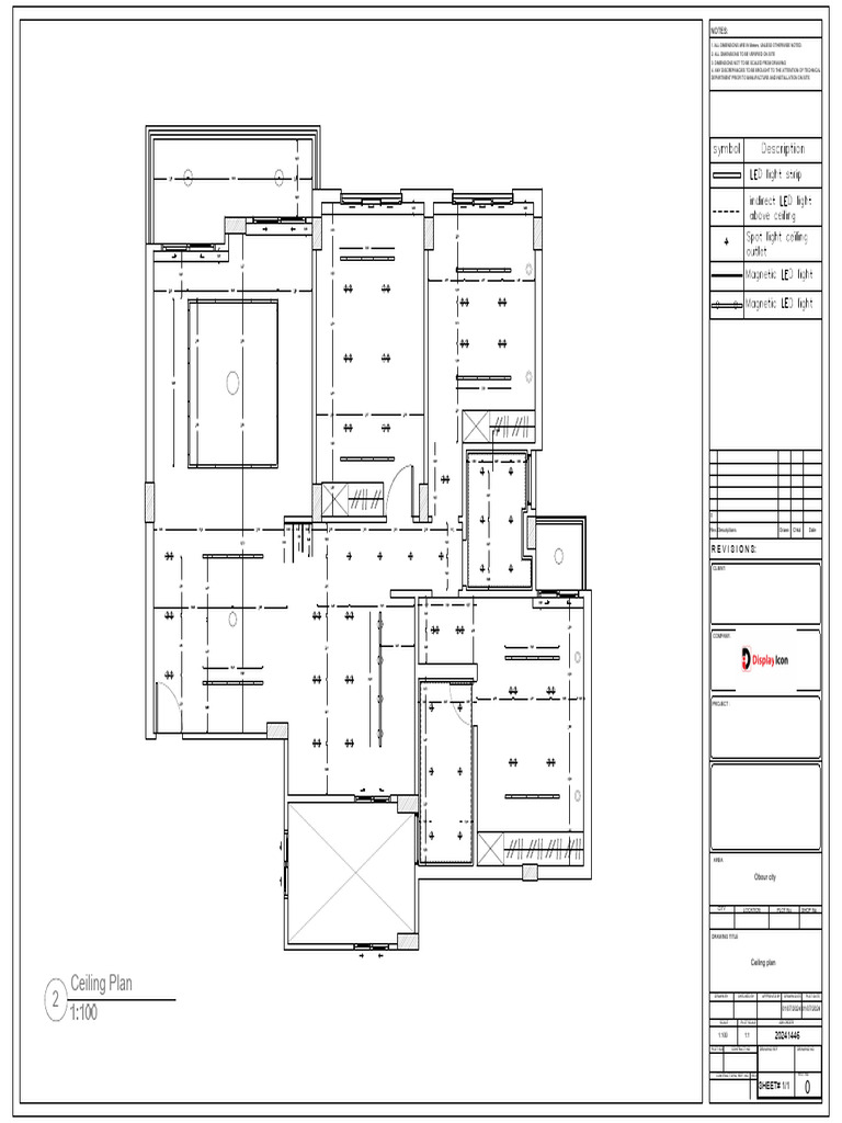 Ceiling Plan for Obour City Project | PDF