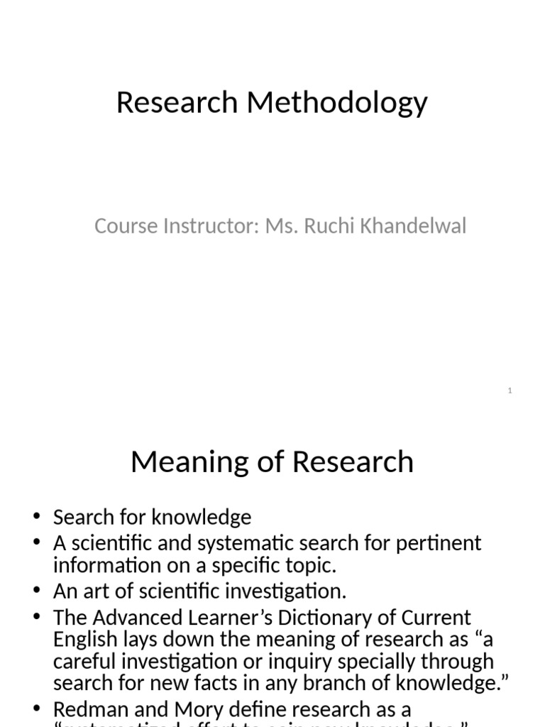 Introduction To Research | PDF | Scientific Method | Quantitative Research