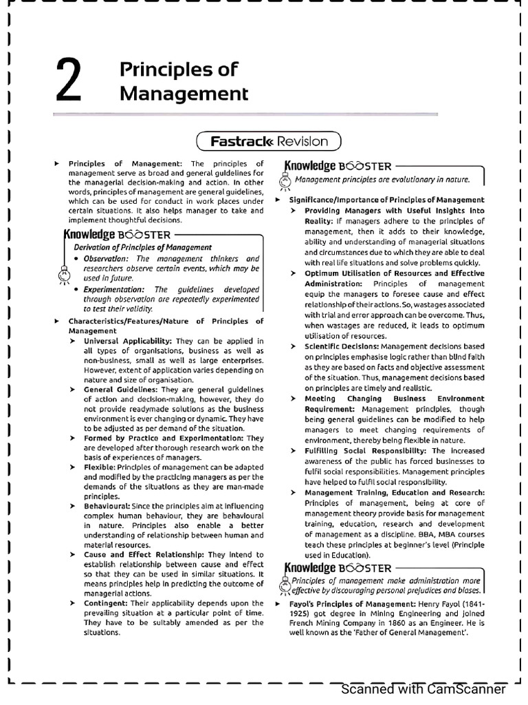 Principles of Management | PDF