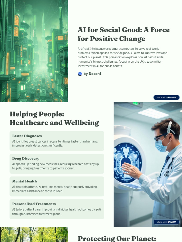 AI for Social Good: Impact and Ethics | PDF | Artificial Intelligence ...