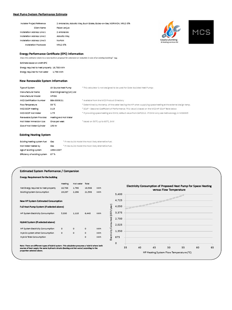 1752588540225.heatpump System Performance | PDF | Water Heating | Heat Pump
