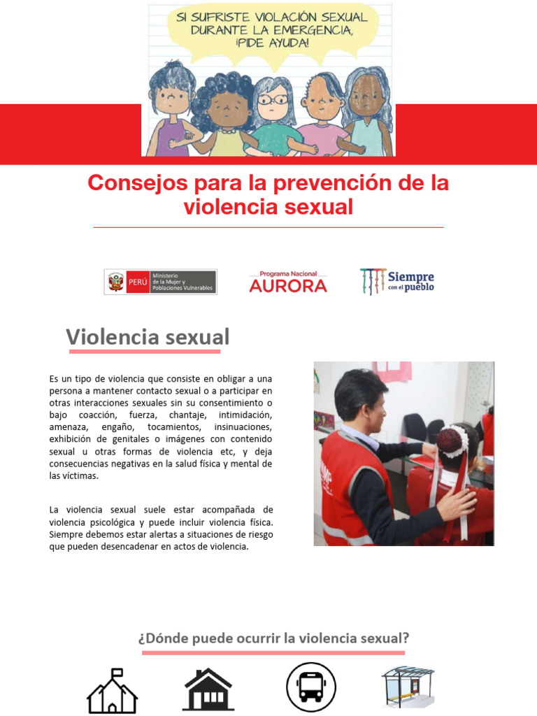 Prevención de La Violencia Sexual DIRESA - 023136 | PDF | Violencia ...