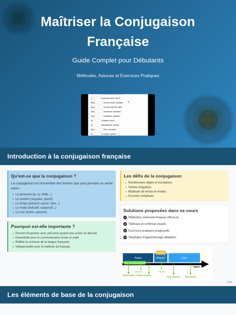 Guide Complet de la Conjugaison Française | PDF | Verbe | Nombre ...