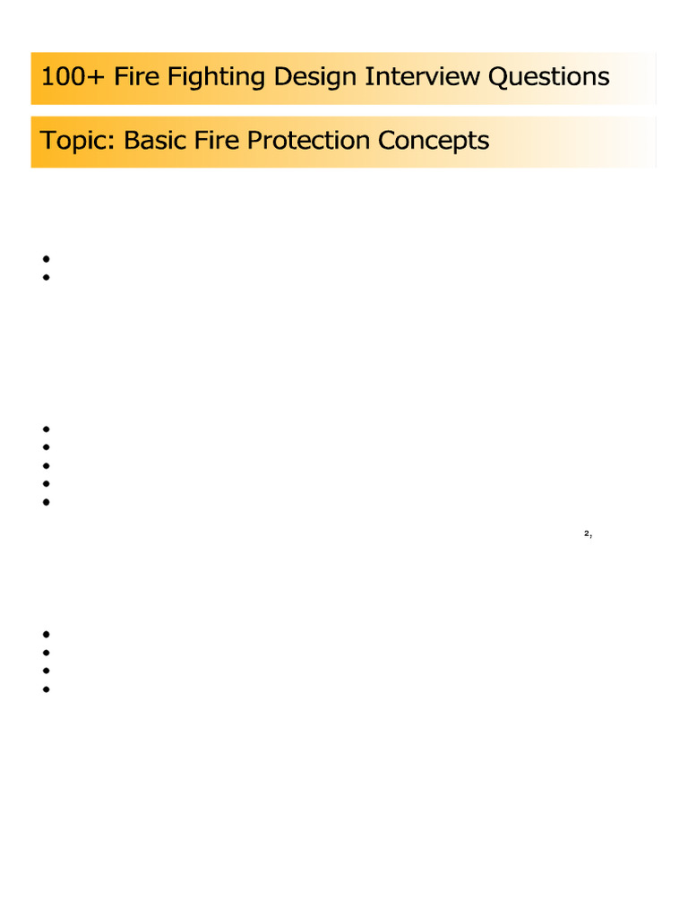 Fire Protection Systems Overview | PDF | Fire Sprinkler System ...