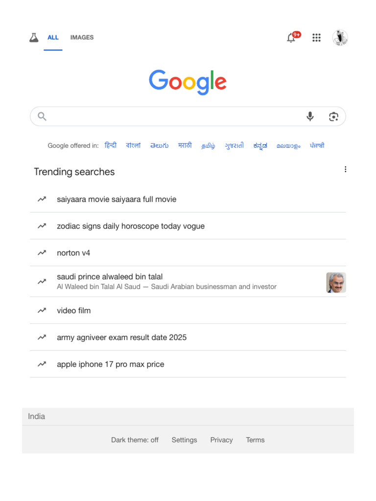 Trending Searches and Topics Today | PDF